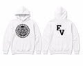 White GMA(Gas Mane Attraction) Hoodie with Embroidery patch